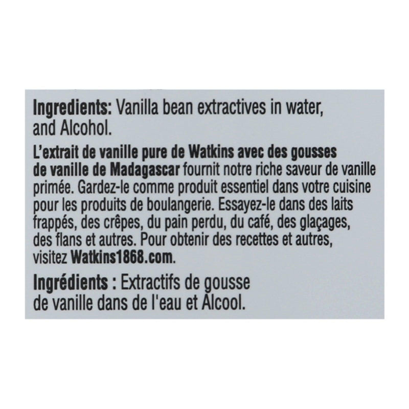 Watkins - Extract Vanilla Pure - Case Of 12-11 Fz - Orca Market