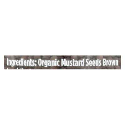 Spicely Organics - Organic Mustard Seed - Brown - Case Of 3 - 2.4 Oz. - Orca Market