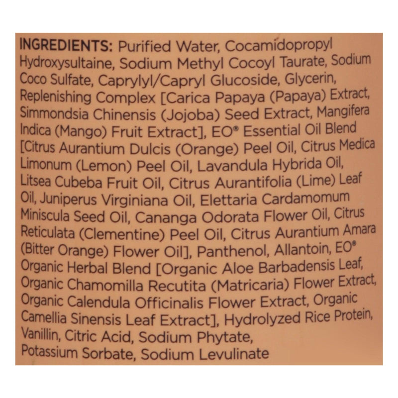 Eo Products - Gel Shower Orange Blossom Vanilla - 1 Each-16 Fz - Orca Market