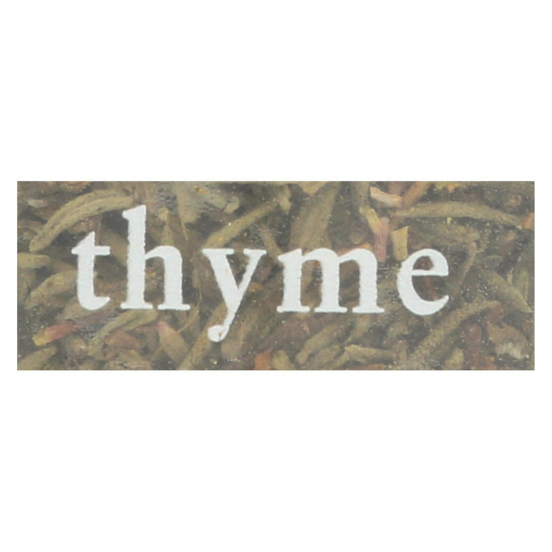 Simply Organic Thyme Leaf - Organic - Whole - Fancy Grade - .28 Oz - Case Of 6 - Orca Market