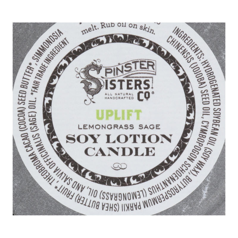 Spinster Sisters Co. - Body Lotion Candle Uplift - Case Of 4-6.2 Oz - Orca Market