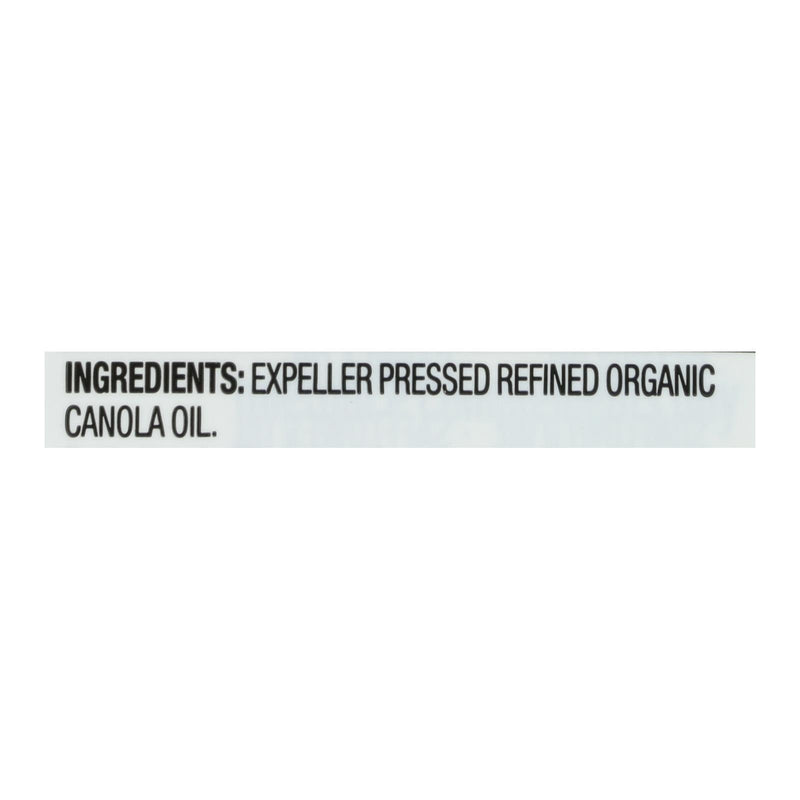 Spectrum Naturals Organic Refined Canola Oil - Case Of 12 - 32 Fl Oz. - Orca Market