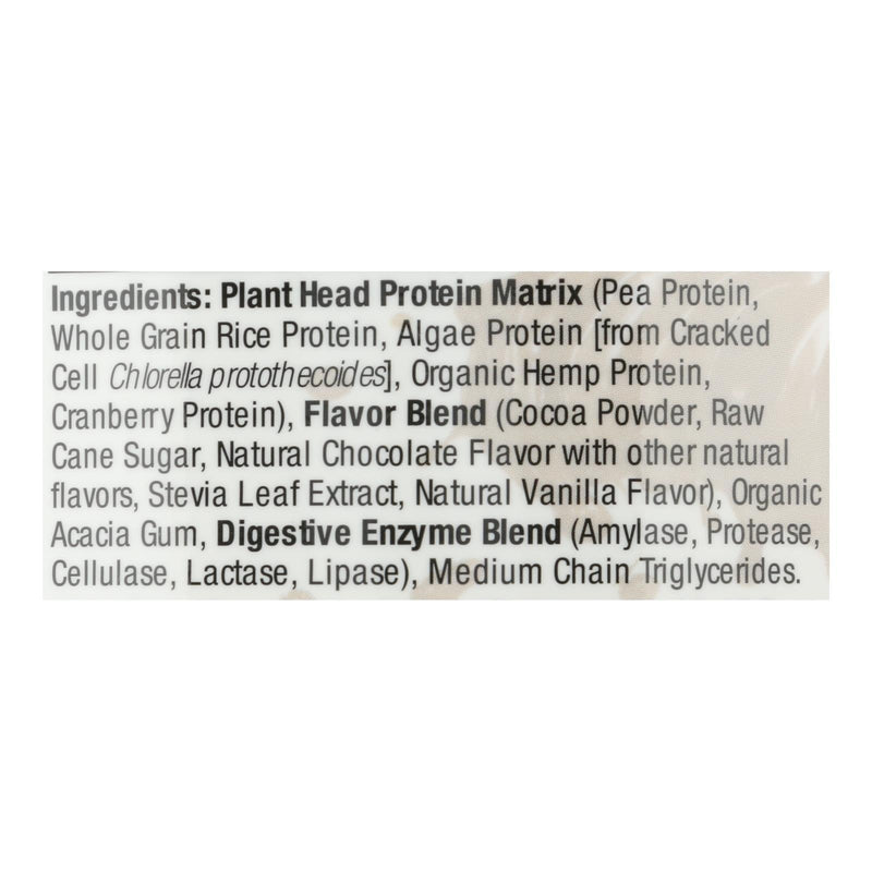 Genceutic Naturals Plant Head Protein - Chocolate - 1.7 Lb - Orca Market