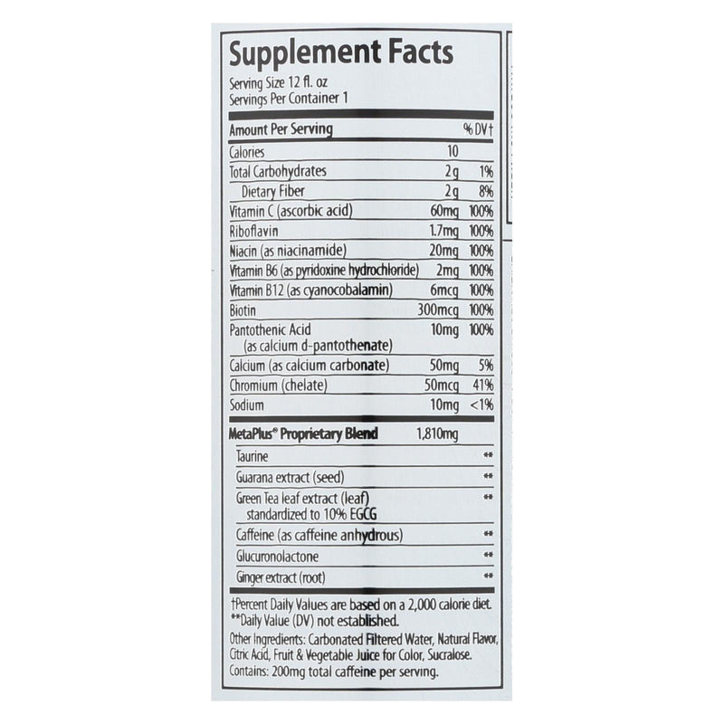 Celsius Sparkling Wild Berry Dietary Supplement  - Case Of 12 - 12 Ounce