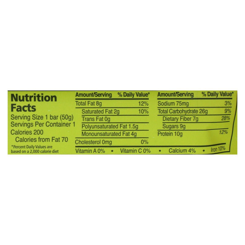 Zing Nutrition Bar - Oatmeal Chocolate Chip - Case Of 12 - 1.76 Oz. - Orca Market