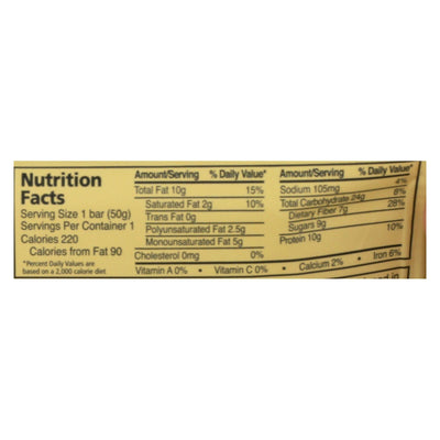 Zing Bars - Nutrition Bar - Peanut Butter Chocolate Chip - 1.76 Oz Bars - Case Of 12 - Orca Market