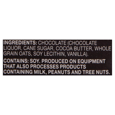 Endangered Species Chocolate - Dark Chocolate Oat Milk 55% Cca - Case Of 12-3 Oz - Orca Market