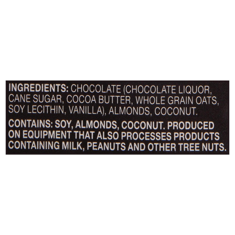 Endangered Species Chocolate - Dark Chocolate Coconut Almond Oat Milk - Case Of 12-3 Oz - Orca Market