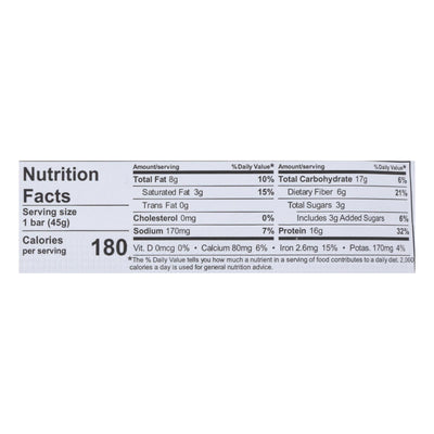 Nugo Nutrition Bar - Slim - Crunchy Peanut Butter - 1.59 Oz Bars - Case Of 12 - Orca Market