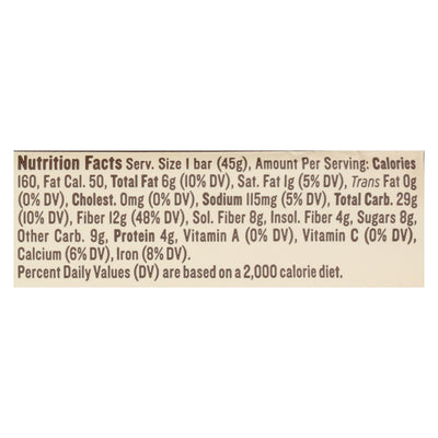 Nugo Nutrition Bar - Fiber Dlish - Peanut Chocolate Chip - 1.6 Oz Bars - Case Of 16 - Orca Market