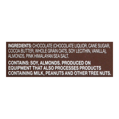 Endangered Species Chocolate - Dark Chocolate Oat Milk Sea Salt - Case Of 12-3 Oz - Orca Market