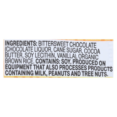 Endangered Species Chocolate - Dark Chocolate Rice Crisp 60%cca - Case Of 12-1.5 Oz - Orca Market