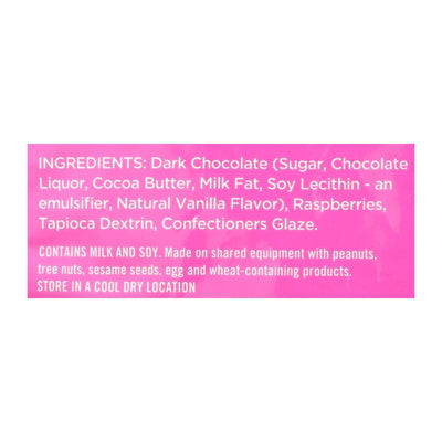 Tru Fru Real Raspberries Dipped In Dark Chocolate - Case Of 6 - 4.2 Oz - Orca Market