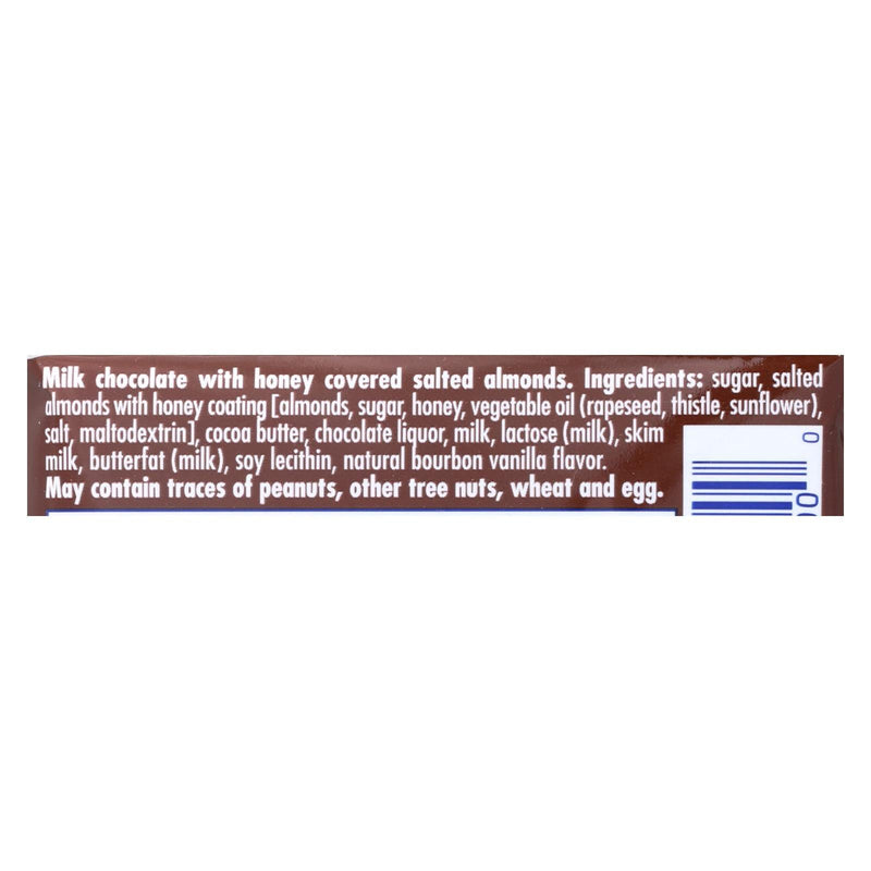 Ritter Sport Milk Chocolate With Honey Salt Almonds - Case Of 11 - 3.5 Oz - Orca Market