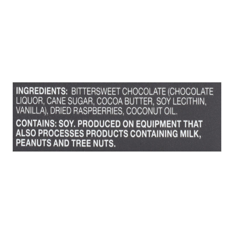 Endangered Species Natural Chocolate Bars - Dark Chocolate - 72 Percent Cocoa - Raspberries - 3 Oz Bars - Case Of 12 - Orca Market