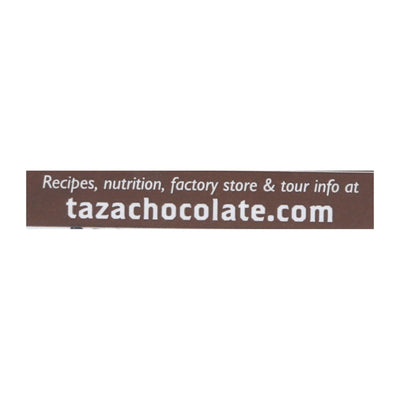 Taza Chocolate Organic Chocolate Mexicano Discs - 50 Percent Dark Chocolate - Vanilla - 2.7 Oz - Case Of 12 - Orca Market