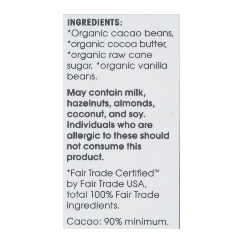 Alter Eco Americas Organic Chocolate Bar - Dark Super Blackout - Case Of 12 - 2.65 Oz - Orca Market