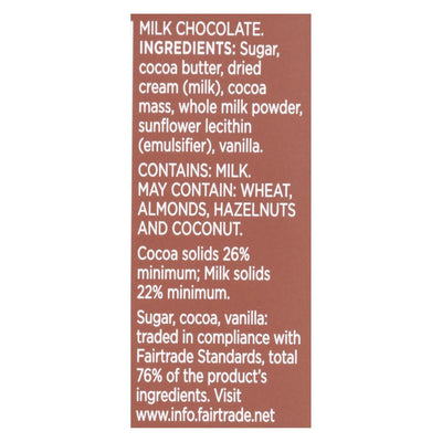 Divine - Bar Milk Chocolate - Case Of 12 - 3 Oz - Orca Market