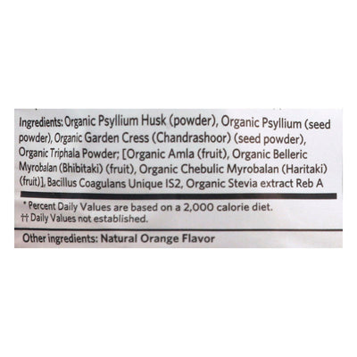 Organic India - Psyllium Organic Prebiotic/probiotic Orange - Case Of 12-10 Ounces - Orca Market