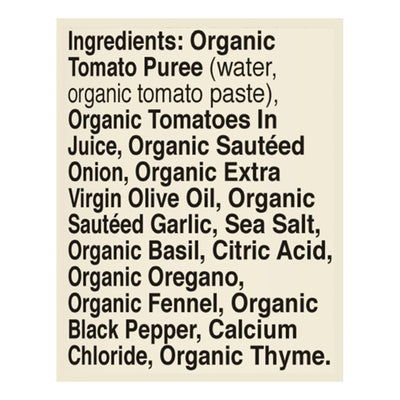 Muir Glen - Pasta Sauce Organic Italian Herb - Case Of 12-23.5 Fluid Ounces - Orca Market