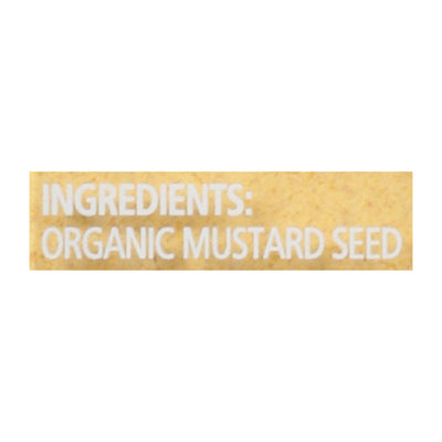 Simply Organic - Mustard Seed Ground Organic - Case Of 6 - 3.07 Ounces - Orca Market