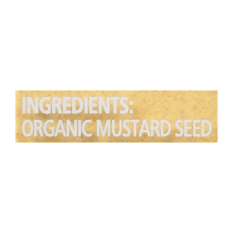 Simply Organic - Mustard Seed Ground Organic - Case Of 6 - 3.07 Ounces - Orca Market