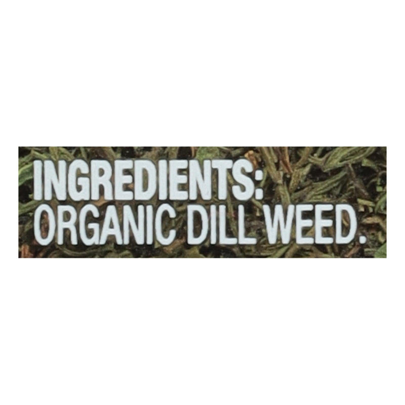 Simply Organic - Dill Weed Organic - Case Of 6 - 0.81 Ounces - Orca Market