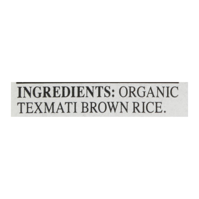 Rice Select Texmati Rice - Organic Brown - Case Of 4 - 32 Oz. - Orca Market