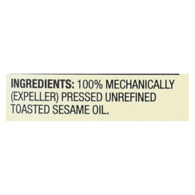 Spectrum Naturals Unrefined Toasted Sesame Oil - Case Of 12 - 16 Fl Oz. - Orca Market