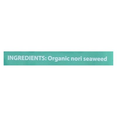 Emerald Cove Organic Pacific Nori - Untoasted Hoshi - Silver Grade - .9 Oz - Case Of 6 - Orca Market