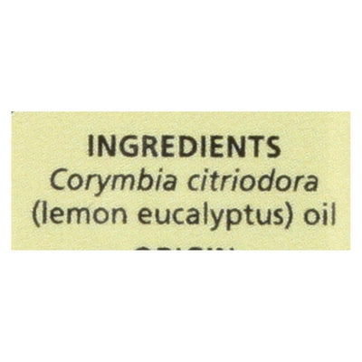 Aura Cacia - 100% Pure Essential Oil Lemon Eucalyptus - 0.5 Fl Oz - Orca Market