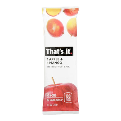 That's It Fruit Bar - Apple And Mango - Case Of 12 - 1.2 Oz - Orca Market