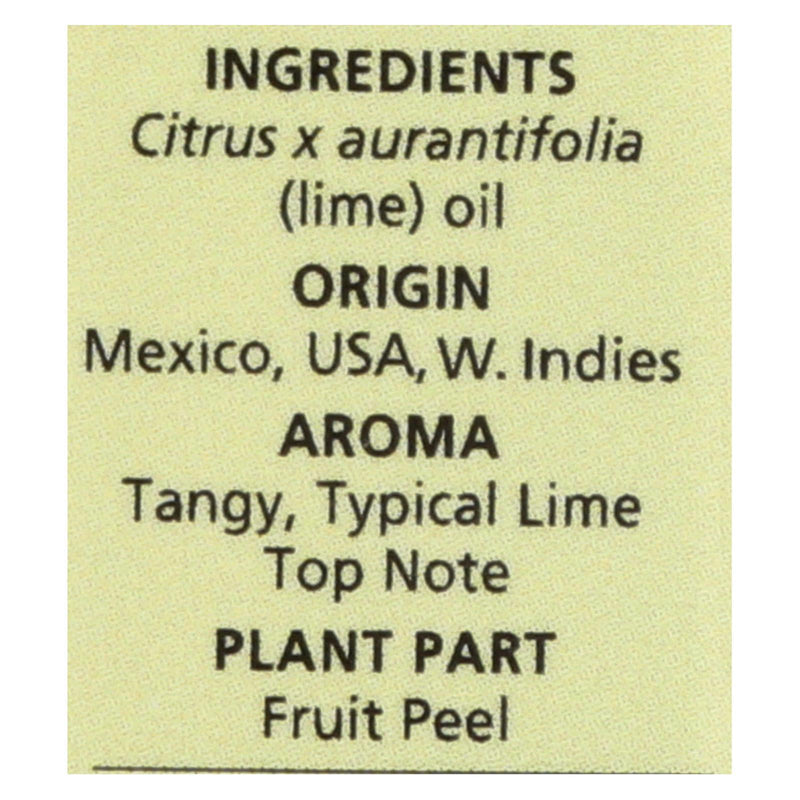 Aura Cacia - Pure Essential Oil Lime - 0.5 Fl Oz - Orca Market