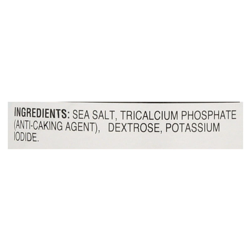 Hain Sea Salt - Iodized - Case Of 8 - 21 Oz - Orca Market