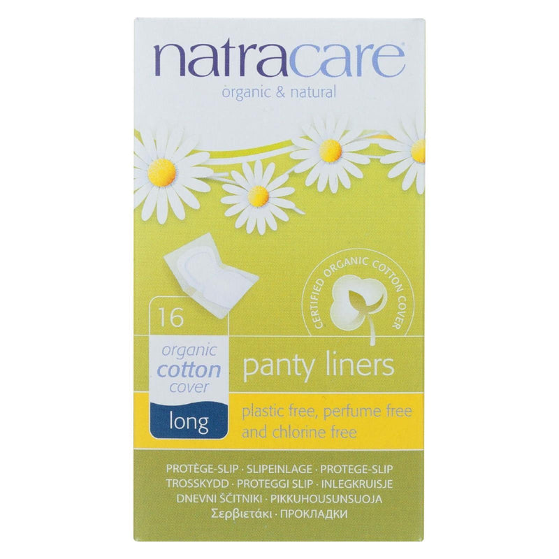 Natracare Panty Liners - Long - Wrapped - 16 Count - Orca Market