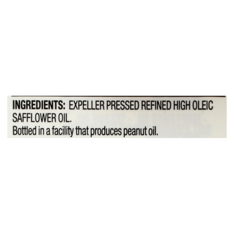 Spectrum Naturals High Heat Refined Safflower Oil - Case Of 12 - 32 Fl Oz. - Orca Market