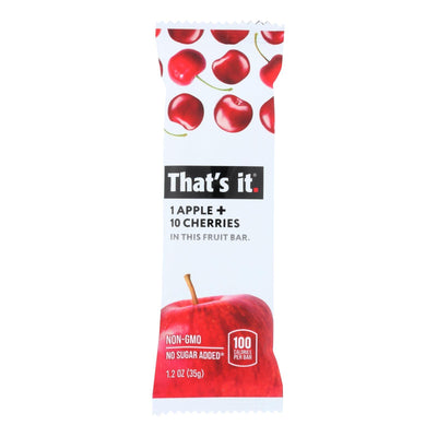 That's It Fruit Bar - Apple And Cherry - Case Of 12 - 1.2 Oz - Orca Market