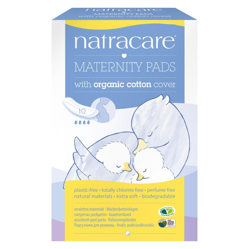 Natracare New Mother Natural Maternity Pads - 10 Pads - Orca Market