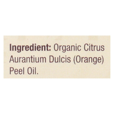 Nature's Answer - Organic Essential Oil - Orange - 0.5 Oz. - Orca Market