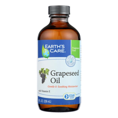 Earth's Care 100% Pure Grapeseed Oil - 8 Fl Oz - Orca Market