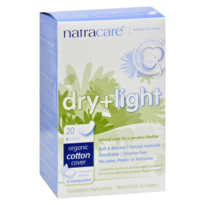 Natracare Dry And Light Individually Wrapped Pads - 20 Pack - Orca Market