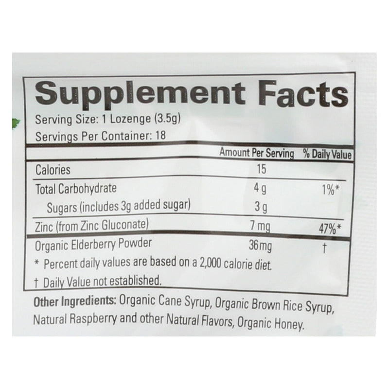 Quantum Research Zinc Lozenges - Elderberry Raspberry - 18 Count - Orca Market