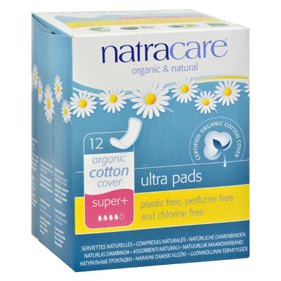 Natracare Natural Ultra Pads Super Plus W/organic Cotton Cover - 12 Pack - Orca Market