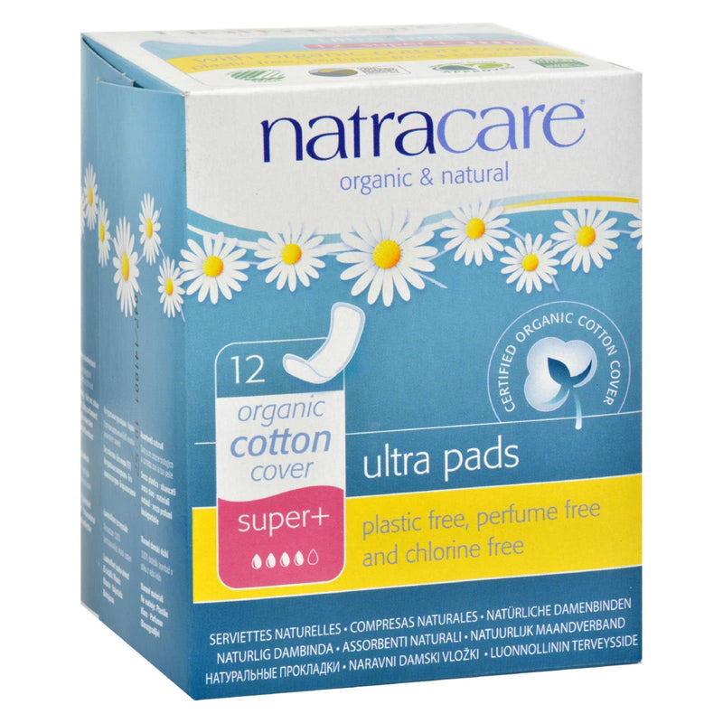 Natracare Natural Ultra Pads Super Plus W/organic Cotton Cover - 12 Pack - Orca Market