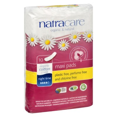 Natracare Natural Night Time Pads - 10 Pack - Orca Market