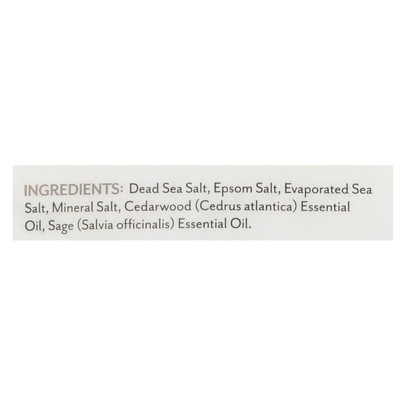 Soothing Touch Bath Salts - Cedar Sage - 32 Oz - Orca Market