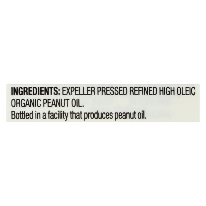 Spectrum Naturals High Heat Refined Organic Peanut Oil - Case Of 12 - 16 Fl Oz. - Orca Market