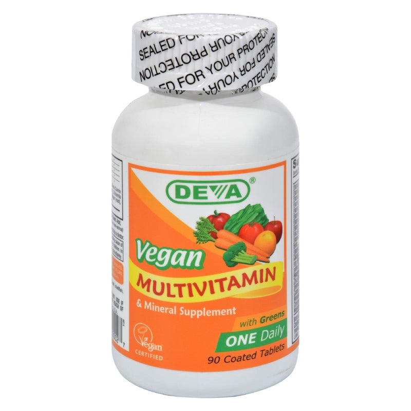 Deva Vegan Vitamins - Multivitamin And Mineral Supplement - 90 Coated Tablets - Orca Market