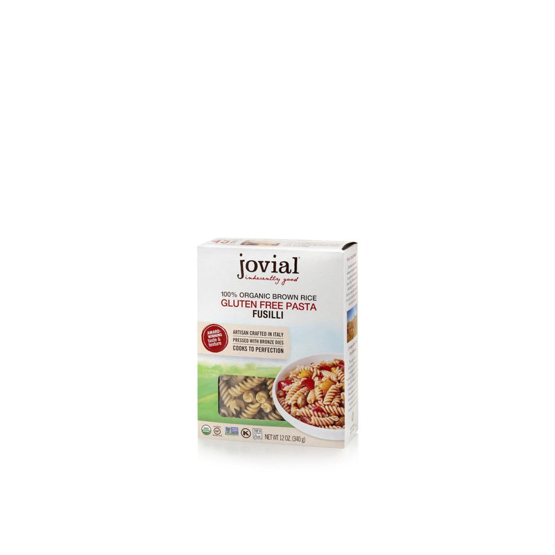 Jovial - Pasta - Organic - Brown Rice - Fusilli - 12 Oz - Case Of 12 - Orca Market