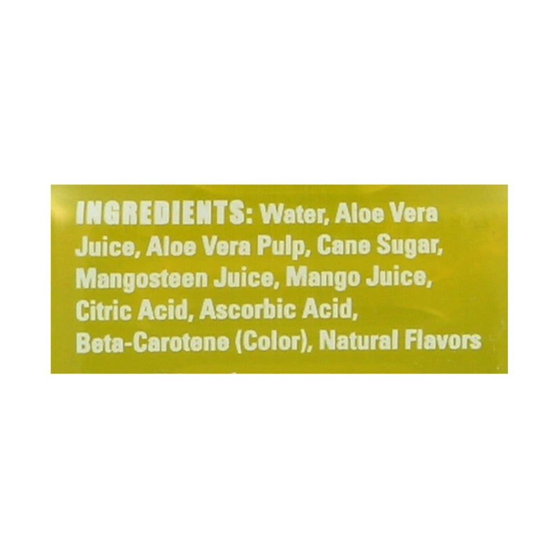 Alo Original Allure Aloe Vera Juice Drink - Mangosteen And Mango - Case Of 12 - 16.9 Fl Oz. - Orca Market